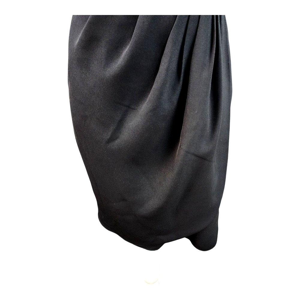 Shoshanna Sexy LBD Dress Womens 4 Black One Shoulder Gem Embellished Cocktail Pa - Picture 12 of 12